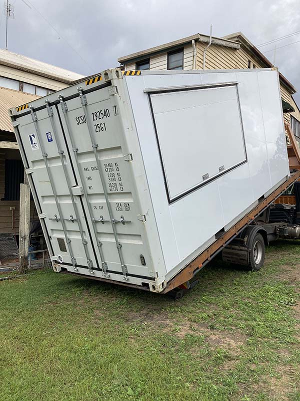 commercial container kitchen hire