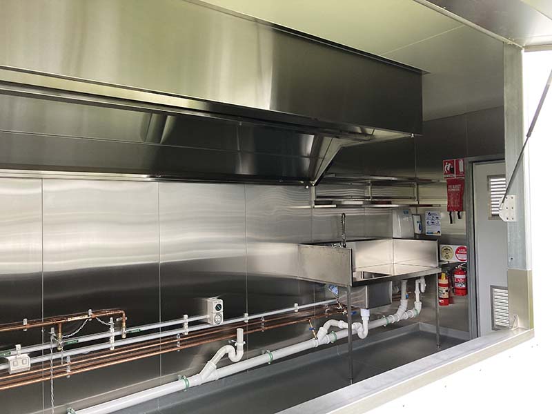 mobile kitchen hire interior Sunshine Coast