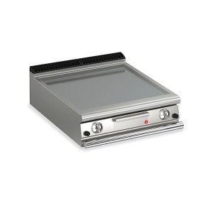 Q70FT-G800 2 Burner Gas Fry Top With Smooth Mild Steel Plate