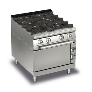 Q70PCF-G8005 4 Burner Gas Cook Top With Gas Oven