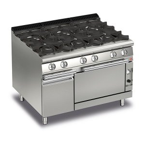 Q70PCF-G1205 6 Burner Gas Cook Top With Gas Oven