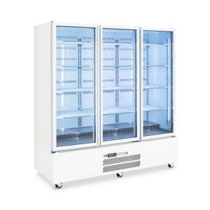 HQS3GW upright commercial 3 door fridge