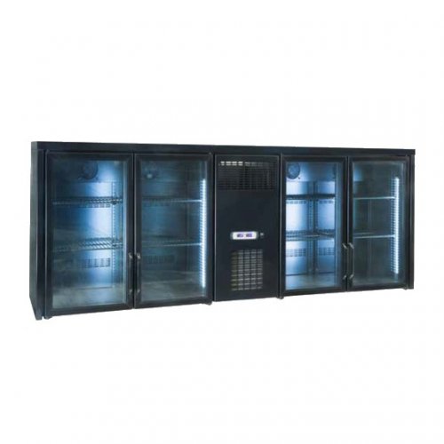 HTB4GB four door bottle cooler fridge