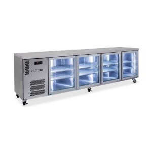 HB4UGB - 4 door bar fridge - Stainless