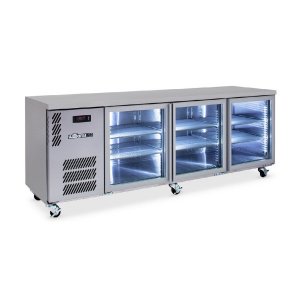 HB3UGB - 3 door bar fridge - Stainless