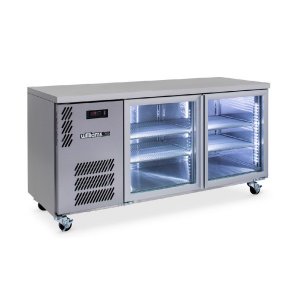 HB2UGB - 2 door bar fridge - Stainless